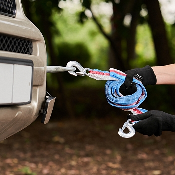 Трос буксировочный 3,5т, 5м, с двумя крюками, в чехле REXANT