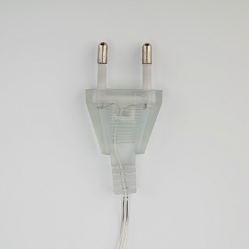 Гирлянда Сосульки 1,5х0,25 м, прозрачный провод, белый цвет свечения NEON-NIGHT