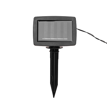 Гирлянда садовая Сэвил, 398см, 3000К, встроенный аккумулятор, солнечная панель,коллекция Лондон REXANT