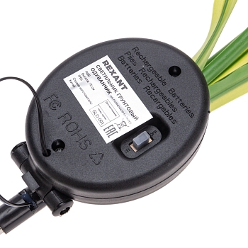 Светильник грунтовый Одуванчик, RGB, встроенный аккумулятор, солнечная панель REXANT