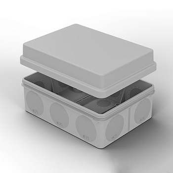 Коробка распаячная для прямого монтажа ОУ, HF, 150х110х70мм, IP67 (мембранные вводы) REXANT