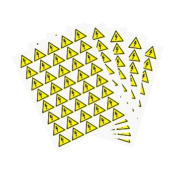 Наклейка знак электробезопасности «Опасность поражения электротоком» 50х50х50мм 50 шт. REXANT