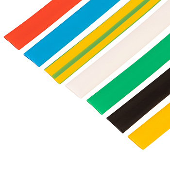 Набор термоусаживаемых трубок №16 ТУТ нг 8/4мм, 7 цветов (упак. 21 шт. по 10см) REXANT