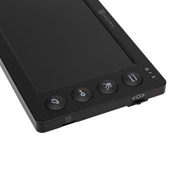 Цветной монитор  видеодомофона 7" формата AHD(1080P), с детектором движения, функцией фото- и видеозаписи. Цвет черный (модель AC-435)