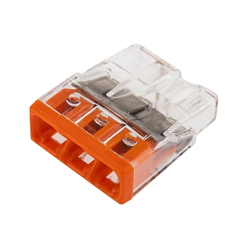 2273-203 Экcпресс-клемма, 3-проводная до 2,5 мм², (5 шт/уп)  WAGO