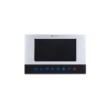 Цветной монитор видеодомофона 7" формата AHD, с сенсорным управлением, с детектором движения, функцией фото- и видеозаписи (модель AC-337)