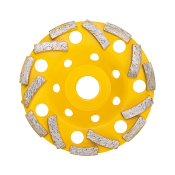 Чашка алмазная шлифовальная, Турбо-сегмент, 125х22,2мм KRANZ