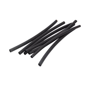 Набор №1 термоусаживаемых трубок ТУТ нг (2:1), черный, 305 шт., REXANT