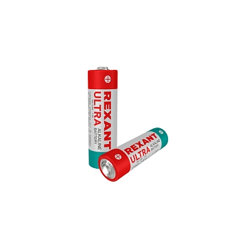 Батарейка алкалиновая ультра AA/LR6, 1,5В, 2 шт, блистер REXANT