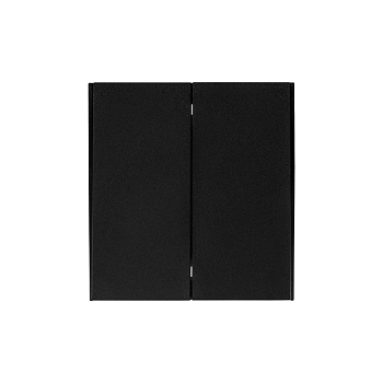 Выключатель STRONG 2 кл для жалюзи возвратный 10А с/у антрацит KRANZ