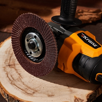 Круг лепестковый торцевой, P100, 115х22,2мм KRANZ