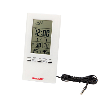 Метеостанция комнатно-уличная S3331SC с проводным датчиком REXANT