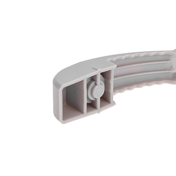Держатель кабеля для прямого монтажа односторонний серый, 67мм (20шт/уп) REXANT