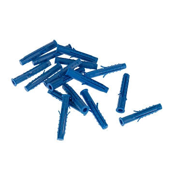 Дюбель распорный 6х40мм, синий, полипропилен, пакет (100 шт/уп) KRANZ