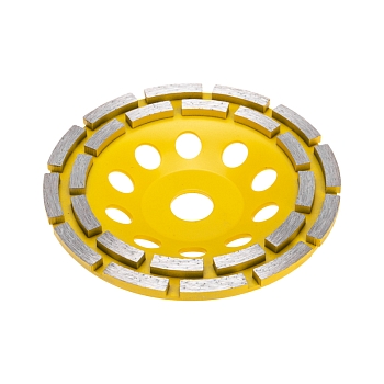 Чашка алмазная шлифовальная, двухрядная, 150х22,2мм KRANZ