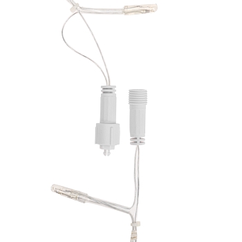 Гирлянда светодиодная Занавес 2х3м 448 LED СИНИЙ прозрачный ПВХ IP65 постоянное свечение 230В нужен блок 303-500-1 NEON-NIGHT