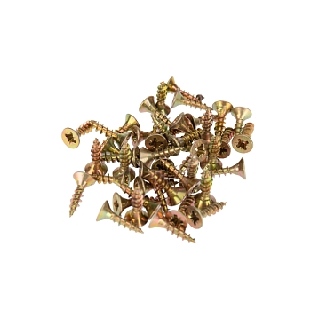 Саморез универсальный 4,0х16 мм, желтый цинк, пакет (1000 шт/уп) KRANZ