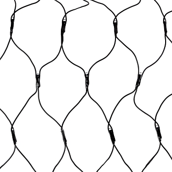 Гирлянда светодиодная Сеть 1х1,5м 160 LED ТЕПЛЫЙ БЕЛЫЙ черный ПВХ IP65 свечение с динамикой 230В блок в комплекте NEON-NIGHT