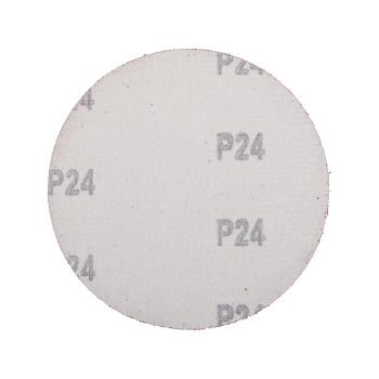 Диск абразивный на ворсовой основе, на липучке, без отверстий, P24, 125мм, 10 шт. KRANZ