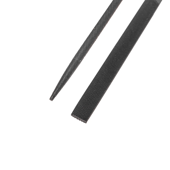 Набор надфилей KRANZ 160х4 мм, 6 шт., обрезиненные рукоятки