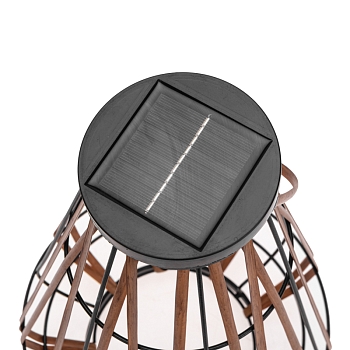 Светильник садовый Тростник, 35,5см, 3000К, встроенный аккумулятор, солнечная панель, коллекция Бали REXANT