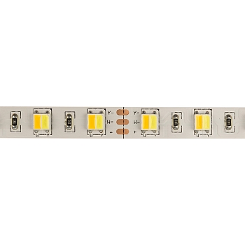 Лента светодиодная 12В, SMD5050, 60 LED/м, 6000К+3000К, 12мм, 5м, IP20 LAMPER