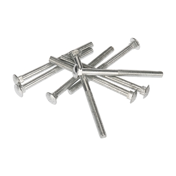 Болт мебельный DIN 603, 8,0х100мм, короб (25 шт/уп) KRANZ