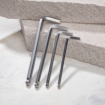 Набор ключей имбусовых HEX KRANZ 1,5-10 мм, CrV, 9 шт., удлиненные, с шаром