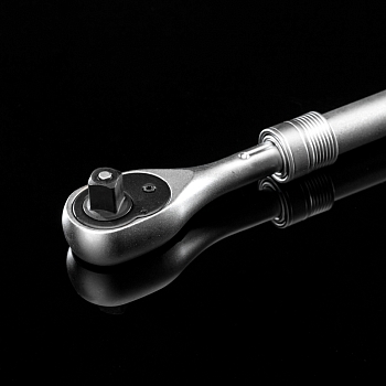 Ключ телескопический трещоточный 1/2, 330-460мм, CrV, двухкомпонентная рукоятка KRANZ