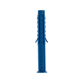 Дюбель распорный 6х50мм, синий, полипропилен, пакет (50 шт/уп) KRANZ
