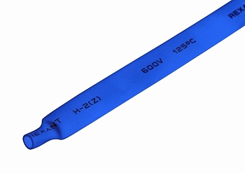 Трубка термоусаживаемая ТУТ нг 8,0/4,0мм, синяя, упаковка 50 шт. по 1м REXANT