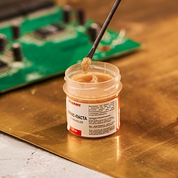 Флюс для пайки, паста TR-RMA KELLER, 20мл, банка, блистер REXANT