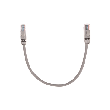 Патч-корд U/UTP, CAT 5e, RJ45-RJ45, 26AWG, LSZH, серый, 0,3м REXANT