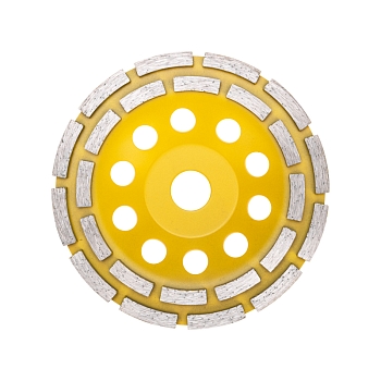 Чашка алмазная шлифовальная, двухрядная, 150х22,2мм KRANZ