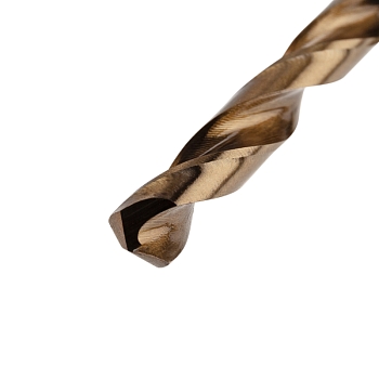 Сверло по металлу 4х75х43мм «Кобальт» (сталь HSS-Co 5% M35 P6M5K5) DIN 338, 1 шт. в блистере KRANZ