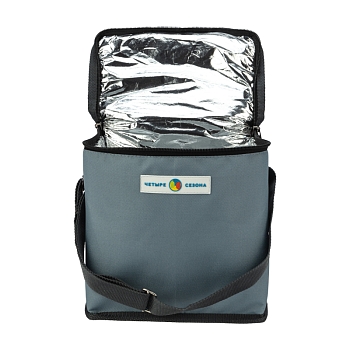 Сумка-холодильник (термосумка) 6л, 2 слоя утепления ЧЕТЫРЕ СЕЗОНА