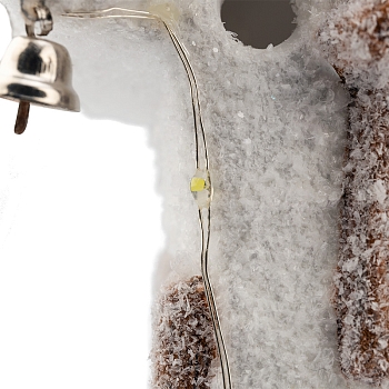 Керамическая фигурка Белый домик 15,7х11,7х28,4 см