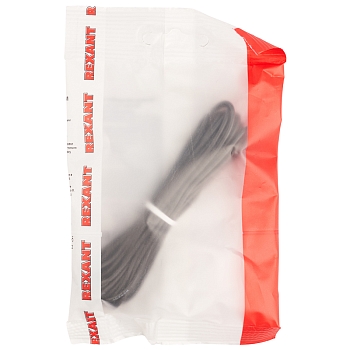 Провод автомобильный ПГВА/ПВАМ 1х0,50мм, черный, мини-бухта 5м REXANT