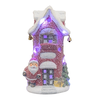 Керамическая фигурка Красный домик 11,5х8,5х20,4 см