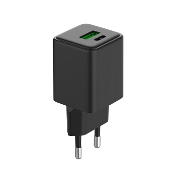Сетевое зарядное устройство с двумя портами USB-A и Type-C, 30Вт GaN REXANT