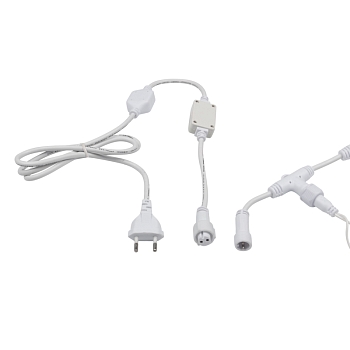 Гирлянда светодиодная Занавес 2х1,5м 360 LED ЖЕЛТЫЙ белый ПВХ IP65 эффект мерцания 230В блок в комплекте NEON-NIGHT