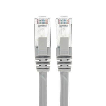 Патч-корд F/UTP, CAT 5e, RJ45-RJ45, 26AWG, LSZH, серый, 1м REXANT