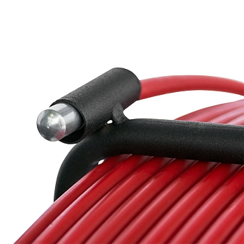 Протяжка кабельная (УЗК в тележке), стеклопруток, d=11,0мм, 100м, красная REXANT