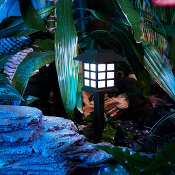 Светильник грунтовый Дуфу, 4000К, встроенный аккумулятор, солнечная панель, коллекция Пекин (комплект 4 шт) REXANT