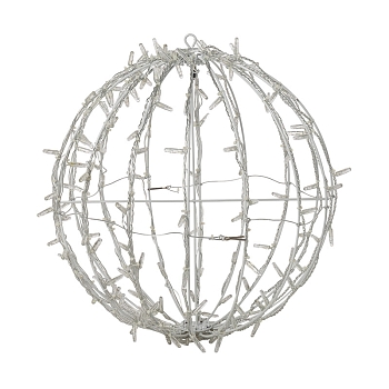 Шар светодиодный 230V, диаметр 50 см, 200 светодиодов, эффект мерцания, цвет белый NEON-NIGHT