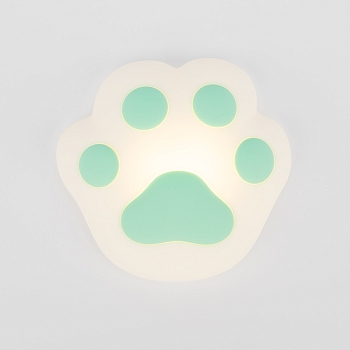Силиконовый ночник Кошачья лапа бирюзовый NEON-NIGHT