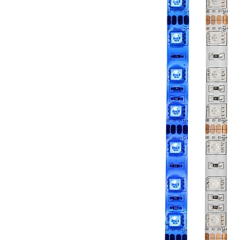 Лента светодиодная 12В, SMD5050, 14,4Вт/м, 60 LED/м, синий, 10мм, 5м, IP65 LAMPER