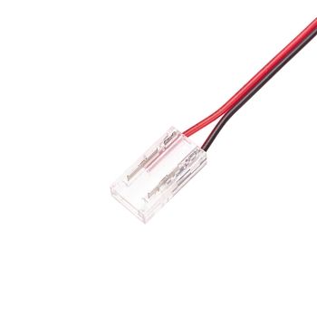 Коннектор I-образный гибкий удлиненный для одноцветной светодиодной ленты COB 8мм REXANT