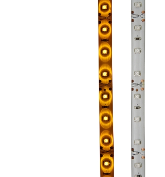 Лента светодиодная 12В, SMD2835, 4,8Вт/м, 60 LED/м, желтый, 8мм, 5м, IP65 LAMPER