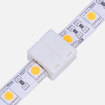 Коннектор стыковочный для одноцветных светодиодных лент с влагозащитой шириной 10 мм IP65 LAMPER